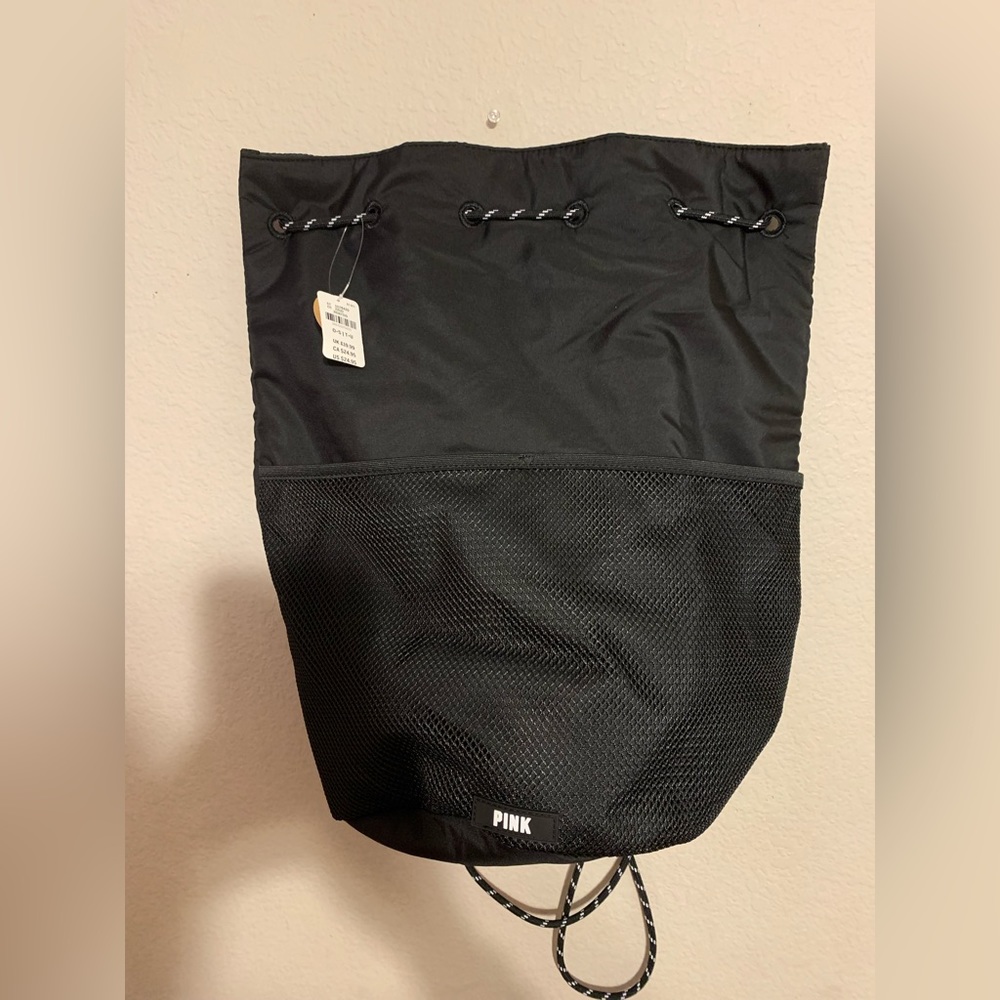 PINK DRAWSTRING BAG